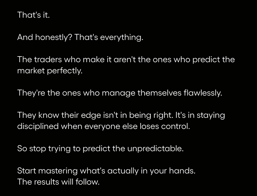 But heres what you can control.